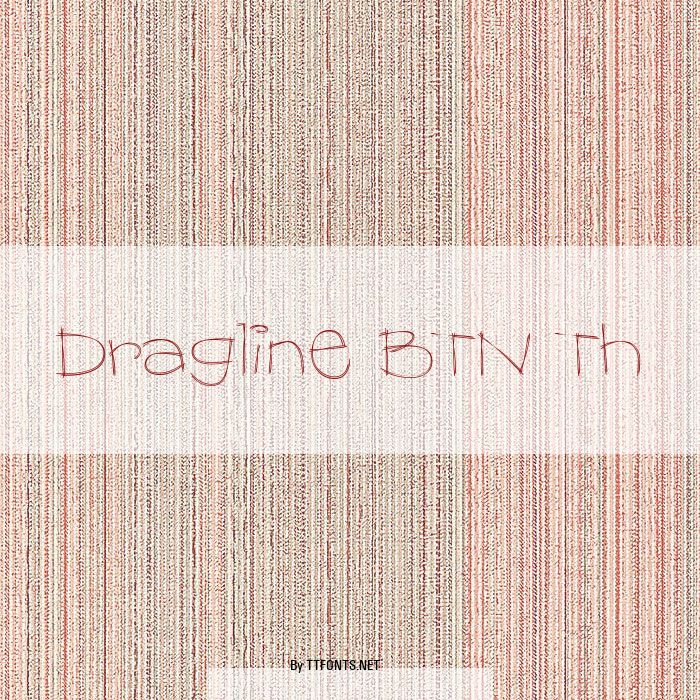 Dragline BTN Th example